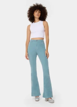 CARLA LEIN - Jean | Flared fit - Taille haute | Taille en pouces