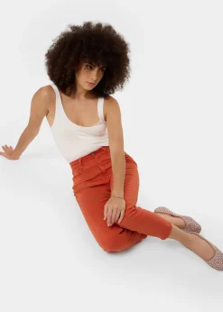 CAROLE SATEN - Jeans | Caja Media - Moom fit | Tallaje en Pulgadas