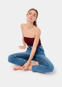 CAROLE-VADE JEANS Medium Mom Box | Taille en pouces