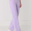 Chino Olivia Nectar | Taille haute - Coupe large droite | Taille en pouces