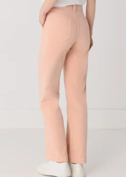 Chino Olivia Nectar | Taille haute - Coupe large droite | Taille en pouces