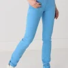 Couleur Nouflore-Satin Pêche Pantalon