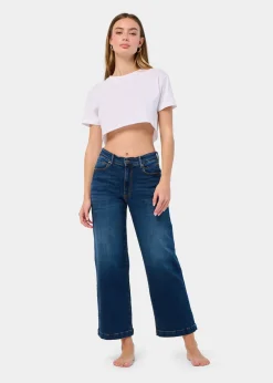 JEAN AURORA-VADE Medium Box Straight Wide Crop | Taille en pouces