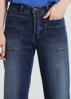 MARTINA BLUM - Jeans | Wide Leg Crop fit | Taille en pouces