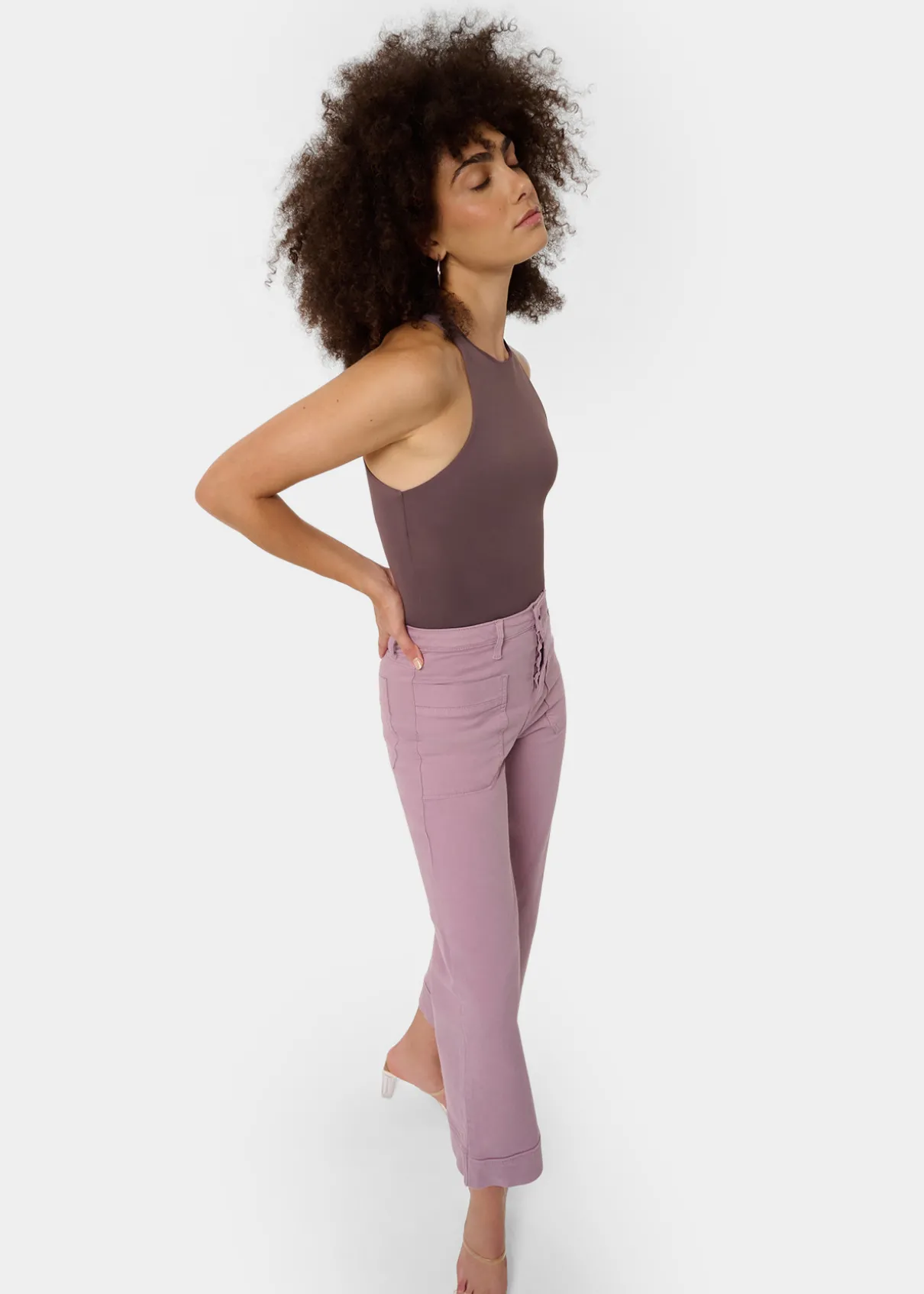 MARTINA PAGE - Jeans | Coupe Large court | Taille en pouces