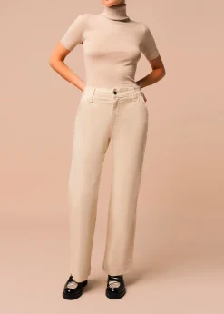 Pantalon Jambe Ample Droite | Olivia Lilou