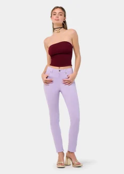 PANTALON NOUFLORE-ENOVA COULEUR pêche Box Medium Slim | Taille en pouces