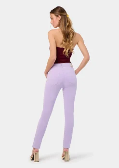PANTALON NOUFLORE-ENOVA COULEUR pêche Box Medium Slim | Taille en pouces