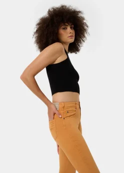 Pantalon slim NOUFLORE SATEN - Boîte moyenne - Coupe cintrée - Tailles en pouces