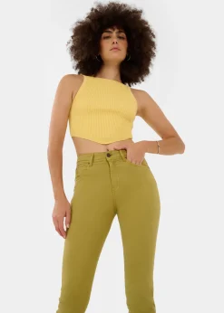 Pantalon slim NOUFLORE SATEN - Boîte moyenne - Coupe cintrée - Tailles en pouces